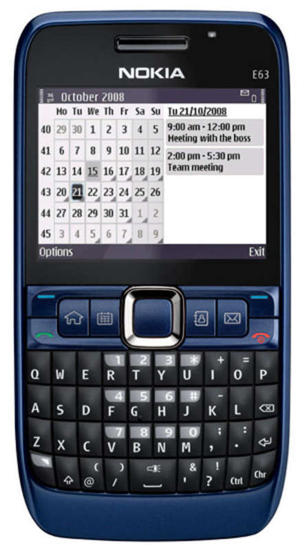 Black Nokia E63 (like new)