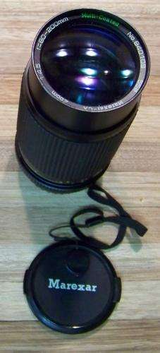 Marexar Pentax K-mount telephoto lens 80-200mm