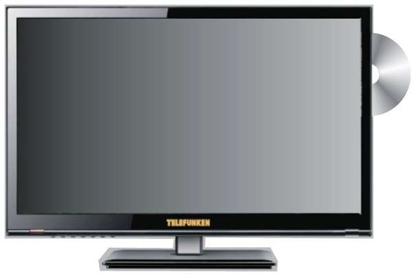 Telefunken 24'' Full HD LED TV with Built-in DVD Player (TLED-24DVD) #Promo