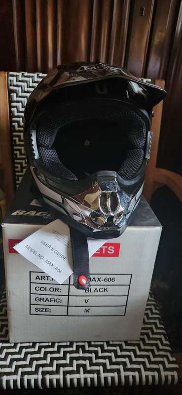 Max racing helmet Never been used
