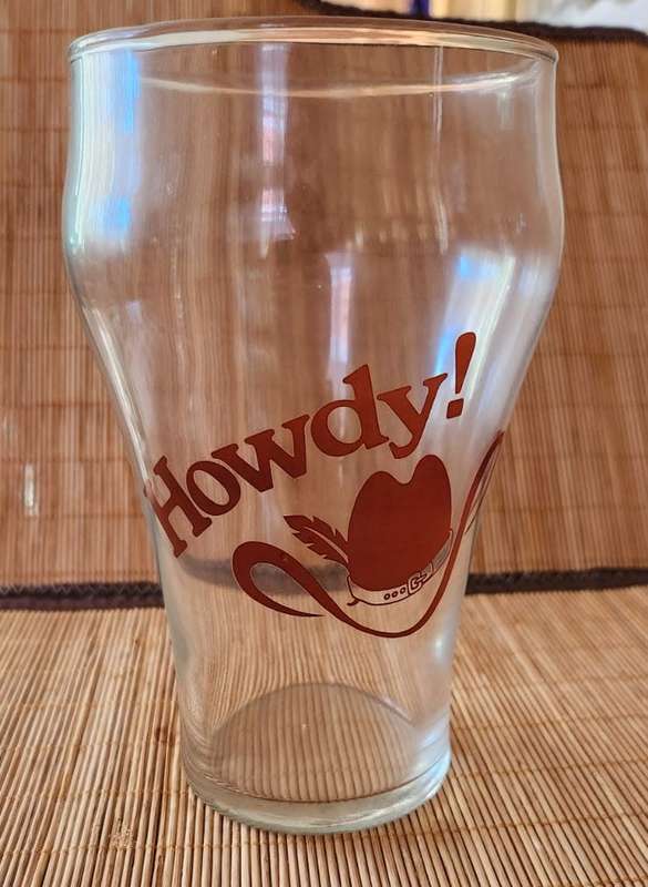 1 Howdy Bar Glass