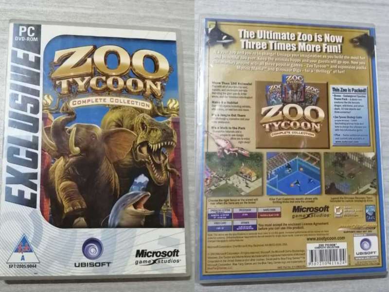 PC Game Zoo Tycoon Complete Collection