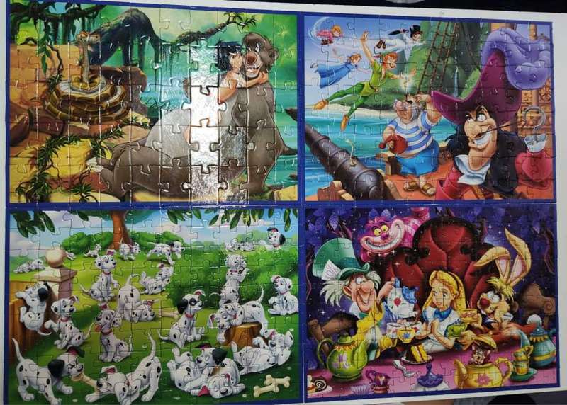 Puzzle Disney Multi 4 Puzzle