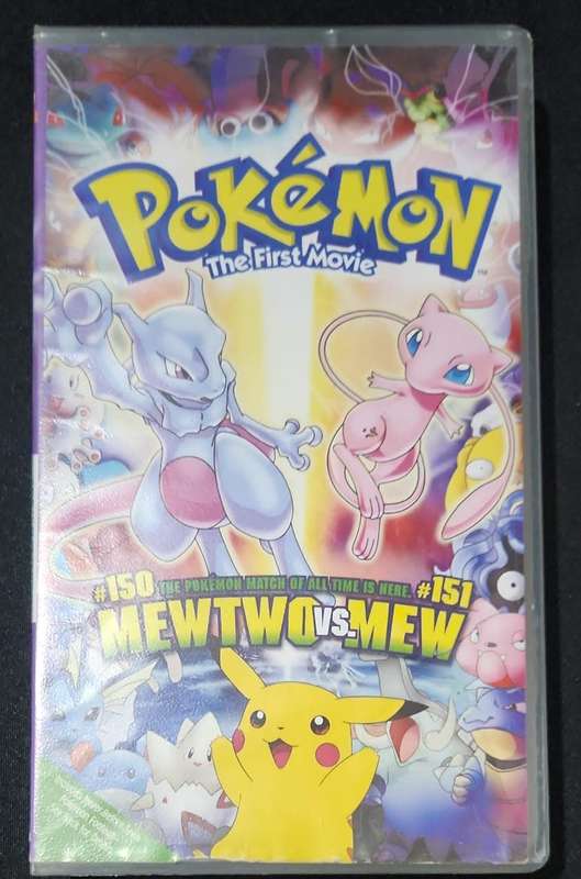 VHS Video Cassette Pokemon The First Movie