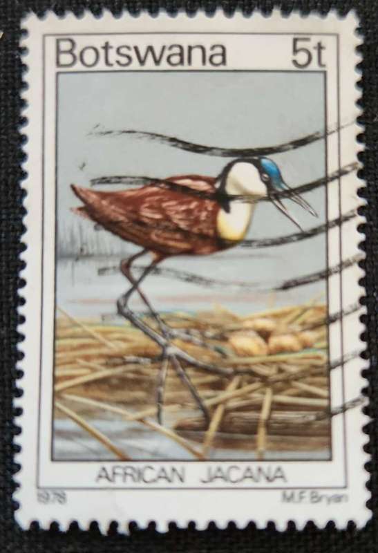 Stamp Botswana 1978 Birds 5t