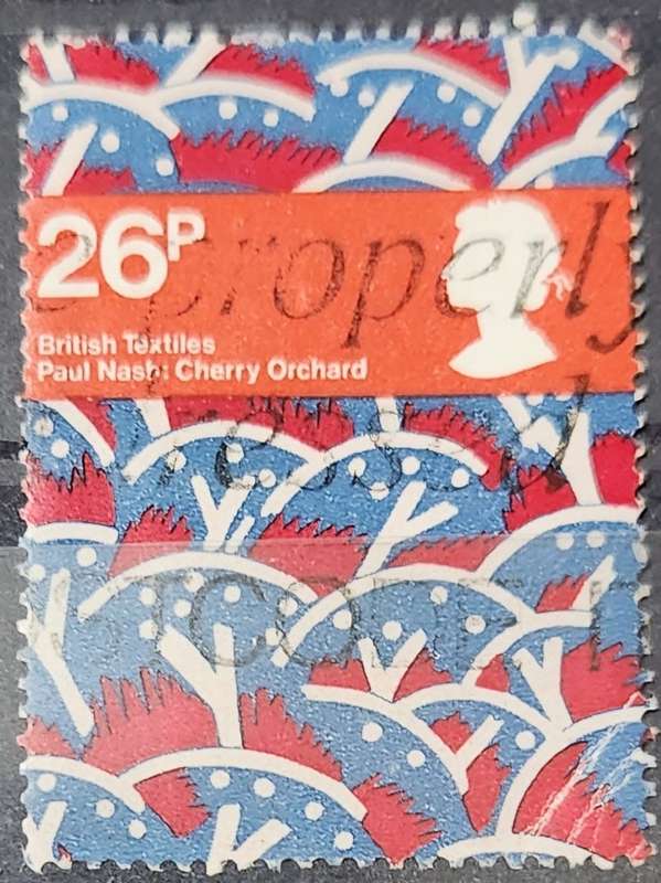 Stamp GB 1982 Textile Designs