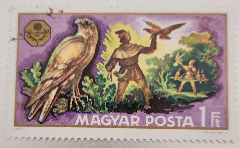 Stamp Hungary 1971 Wildlife - World Hunting Exhibition, Budapest