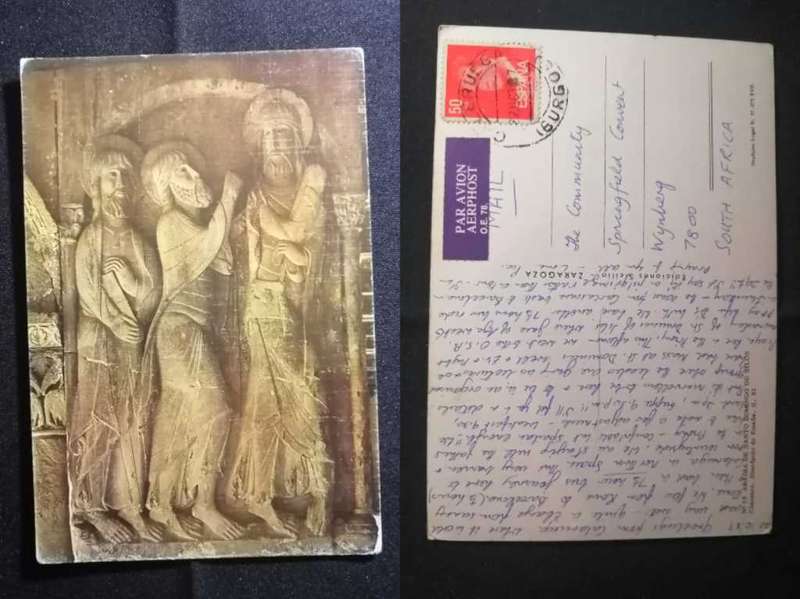 Post Card Used Postcard With postal History