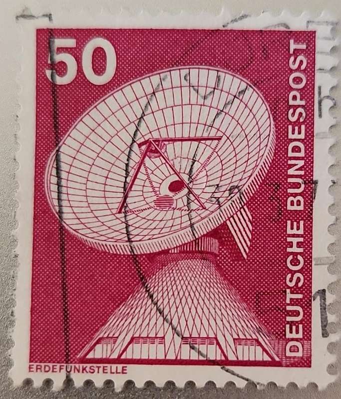 Stamp Germany 1975 Industry and Tecnic