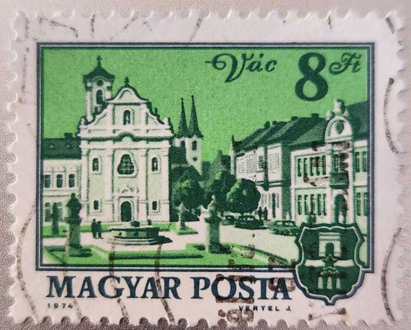 Stamp Hungary 1974 City Pictures