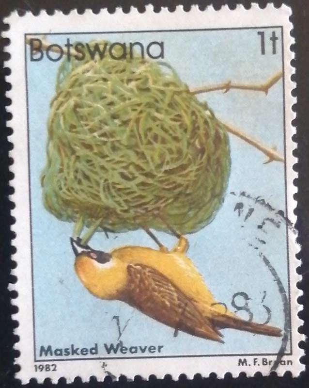 Stamp Botswana 1982 Birds