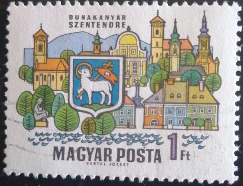 Stamps Hungary 1969 Towns of the Danube Bend