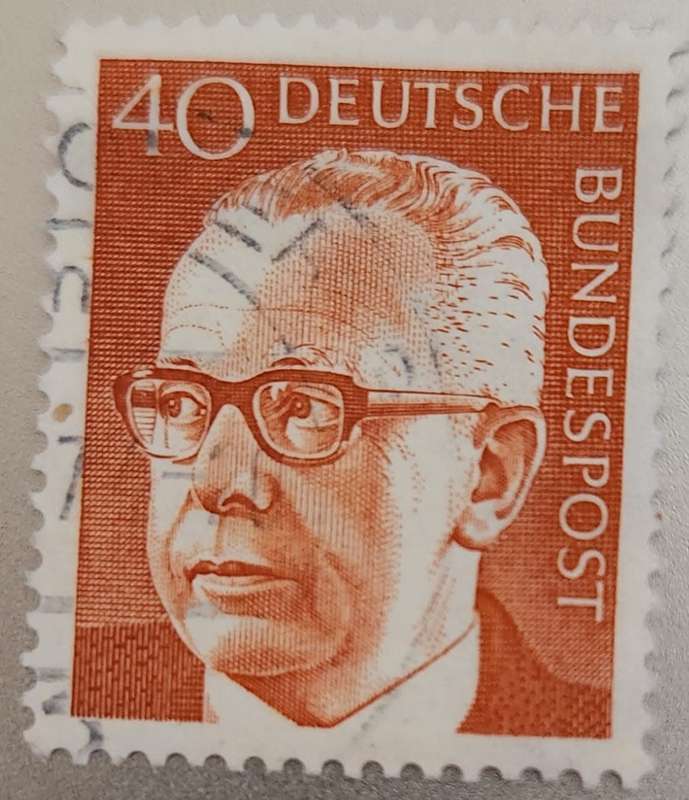 Stamps Germany 1970 Gustav Heinemann