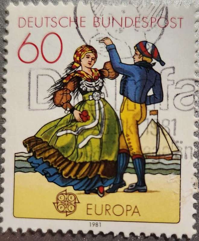 Stamps Germany 1981 EUROPA Stamps - Folklore