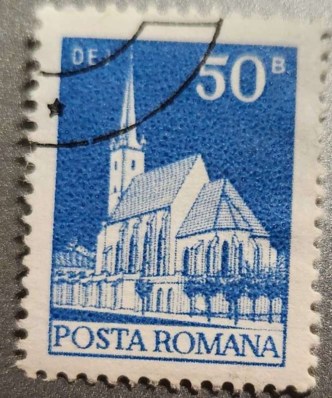 Stamps Romania 1973 Buildings