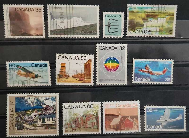 Stamps Canada mixed card