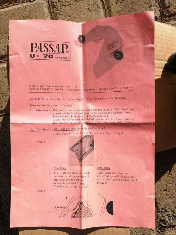 Passap U-70 Lock (Brand New)