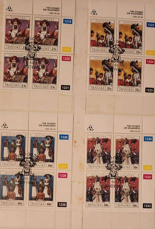 Stamps Transkei 1990 Diviners