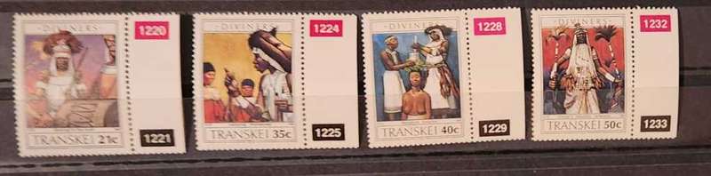 Stamps Transkei 1990 Diviners