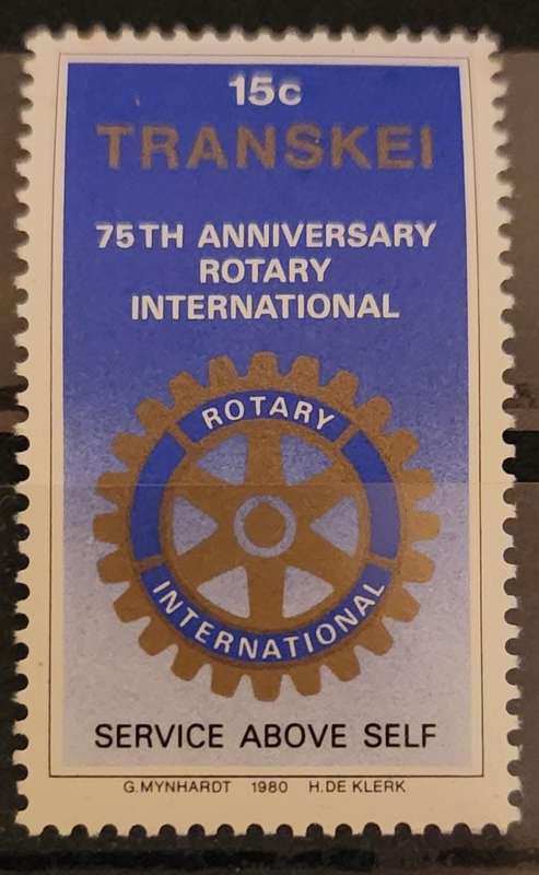 Stamps Transkei 1980 The 75th Anniversary of Rotary International