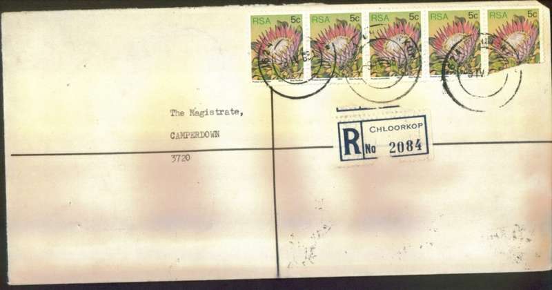 Postal History RSA Chloorkop