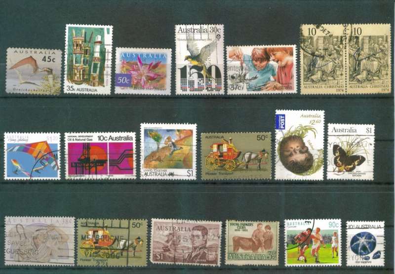 Stamps Australia Mix Card