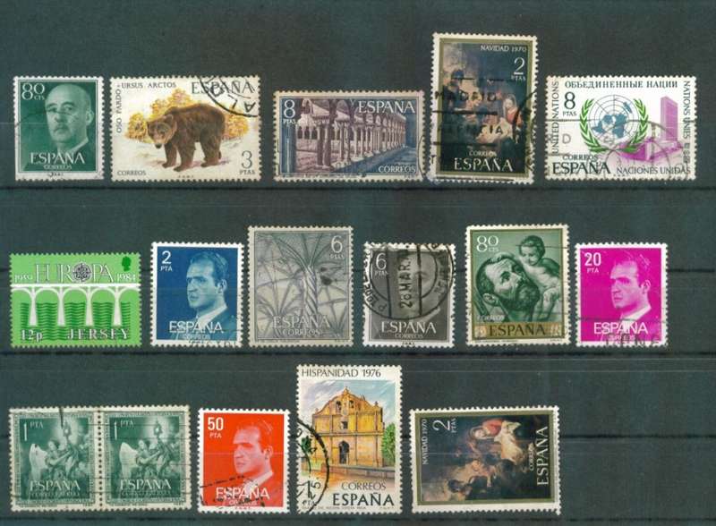 Stamps Espana Mix Card