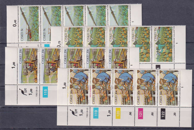 Stamps Ciskei 1982 Pineapple Industry
