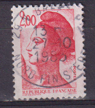 Stamps France 1983 `Liberty` - New Values