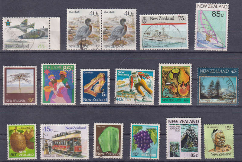 Stamps New Zealand Mix Card