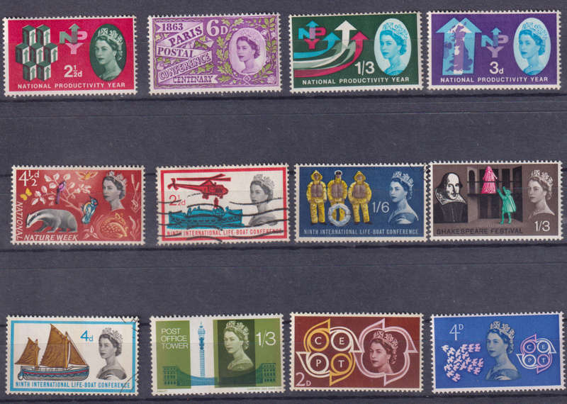 Stamps GB mixed card