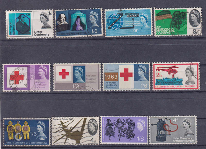 Stamps GB mixed card