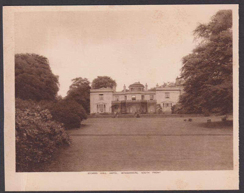 Old Images Storrs Hall Hotel Windermere