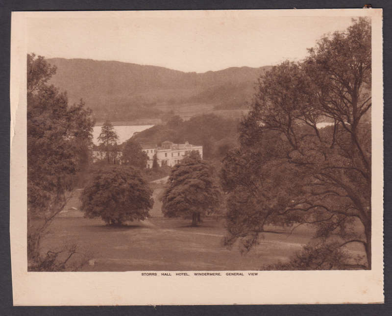 Old Images Storrs Hall Hotel Windermere