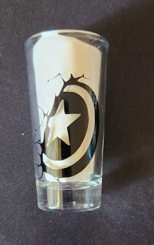 Personalized - Shot Glass Captain America