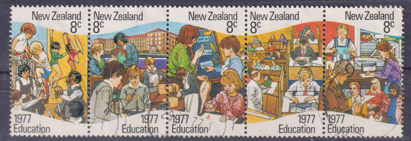 Stamps New Zealand 1977 Education