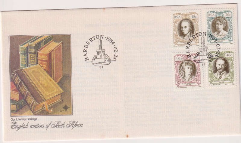 FDC RSA 1984 South African English Authors