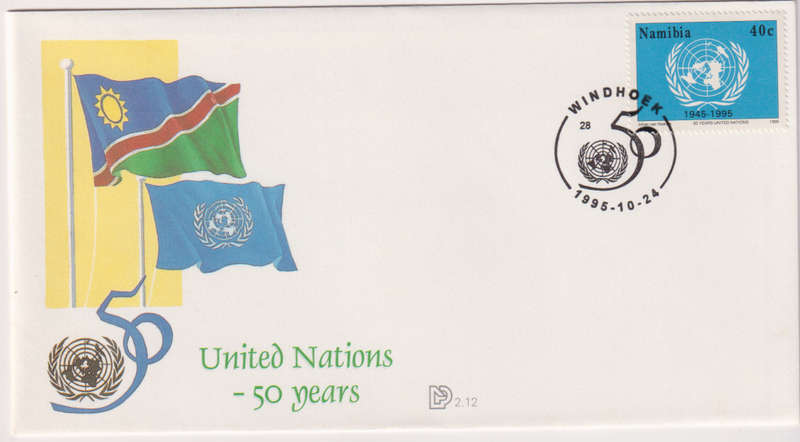 FDC Namibia 1995 The 50th Anniversary of the United Nations