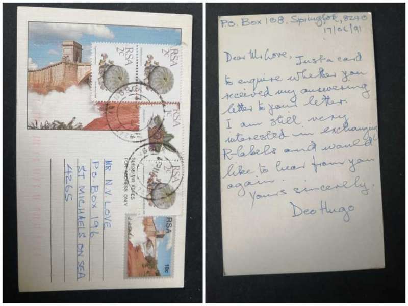 Post Card Pre-Paid Post Card