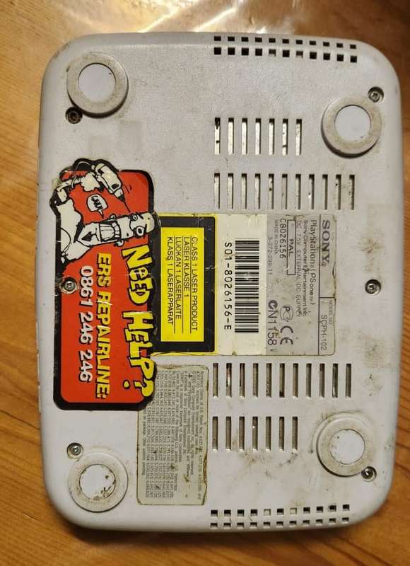 PS One (FOR SPARES-NOT TESTED)