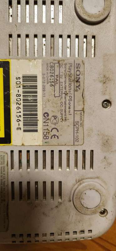 PS One (FOR SPARES-NOT TESTED)