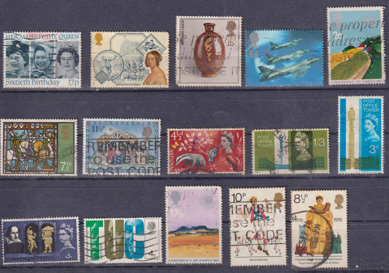 Stamps GB Mix Card