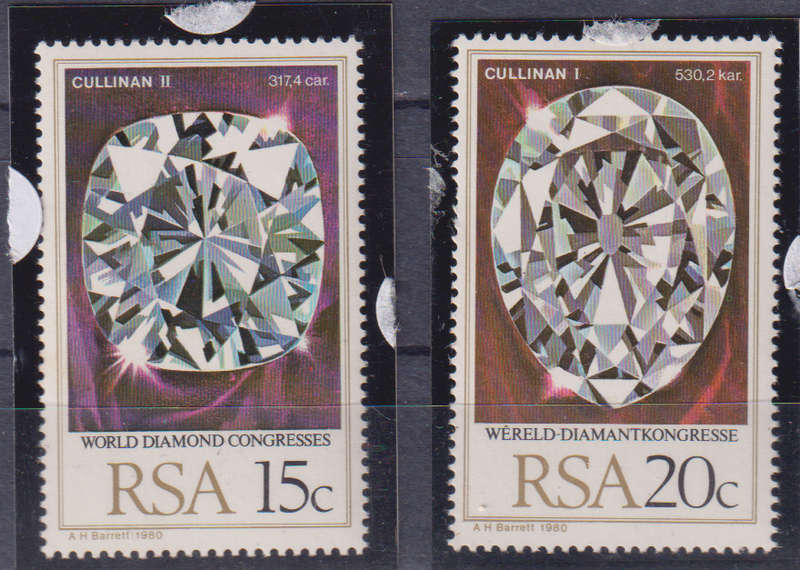 Stamps RSA 1980 World Diamond Congresses, Johannesburg