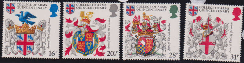 Stamps GB 1984 The 500th Anniversary of Arms
