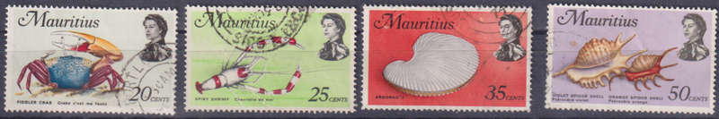 Stamps Mauritius Mix Card