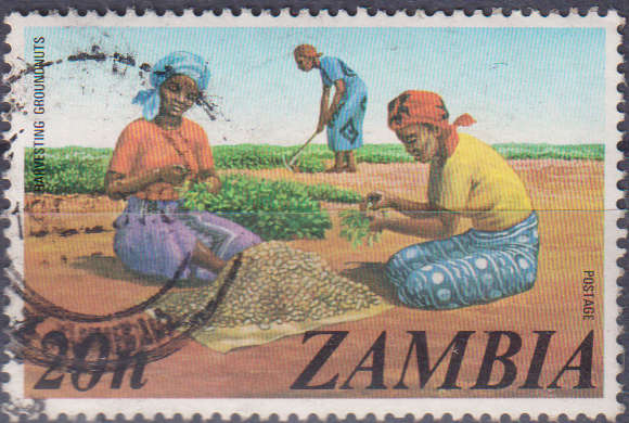 Stamp Zambia 1975 Local Motifs