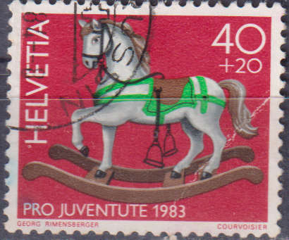 Stamp Switzerland 1983 Pro Juventute - Old Toys