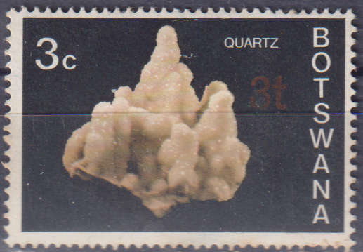 Stamp Botswana 1976 Issues of 1974 Surcharged in New Currency