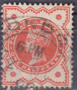Stamp United Kingdom 1887 -1892 The 50th Anniversary of the Regency of Queen Victoria