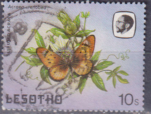 Stamp Lesotho 1984 Butterflies